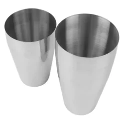 Shaker Cocktail Tin 2 lager 800 och 600 ml välförseglade cocktailshakers i rostfritt stål för bartender