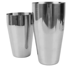 Shaker Cocktail Tin 2 lager 800 och 600 ml välförseglade cocktailshakers i rostfritt stål för bartender