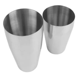 Shaker Cocktail Tin 2 lager 800 och 600 ml välförseglade cocktailshakers i rostfritt stål för bartender