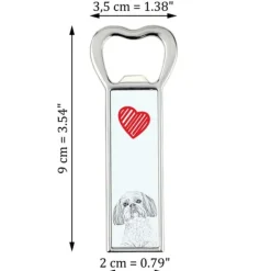 Drinkshakers & Drinkverktyg-Shih Tzu, Shi tsu, Shi-Tzu, Szi-cu, Szitzu - flasköppnare med en hund, personlig kylöppnare, unik present till en man från Art-Dog