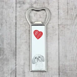 Drinkshakers & Drinkverktyg-Shih Tzu, Shi tsu, Shi-Tzu, Szi-cu, Szitzu - flasköppnare med en hund, personlig kylöppnare, unik present till en man från Art-Dog