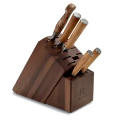 Köksorganiserare-Shiori 撓 Akashia Burokku knivställ 16 hål