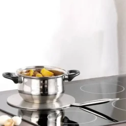 SHOP-STORY - INDUKTIONSOMvandlarskiva: Rostfri adapter för induktionshäll