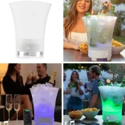 Ishink & Kylare-SHOP-STORY - LED ishink med laddningsbar högtalare