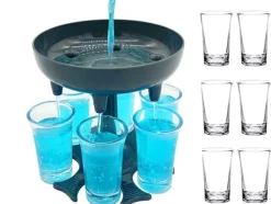 Shotglas Dispenser / Snapsglas - Fyll 6 glas samtidigt
