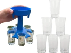Shotglas Dispenser / Snapsglas - Fyll 6 glas samtidigt