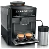 Siemens Kaffemaskiner & Espresso-EQ.6 plus s300 TE653M19RW - Automatisk kaffekokare med mjölkskummare - 15 bar - safir, svart metallisk