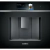 Siemens iQ700 CT718L1B0 - Automatisk kaffekokare - inbyggd med mjölkskummare - 19 bar - svart