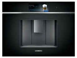 Siemens iQ700 CT718L1B0 - Automatisk kaffekokare - inbyggd med mjölkskummare - 19 bar - svart