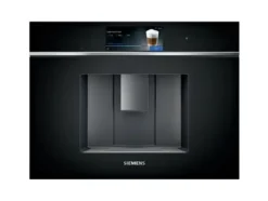 Siemens iQ700 CT718L1B0 - Automatisk kaffekokare - inbyggd med mjölkskummare - 19 bar - svart