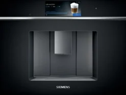 Siemens iQ700 CT718L1B0 - Automatisk kaffekokare - inbyggd med mjölkskummare - 19 bar - svart