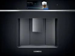 Siemens iQ700 CT718L1B0 - Automatisk kaffekokare - inbyggd med mjölkskummare - 19 bar - svart