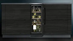 Siemens Vinkylar-iQ500 KU20WVHF0 Vinkyl med glasdörr 82 x 30 cm. - Upp till 21 flaskor - 38 dB