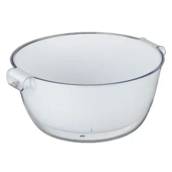 Sil med skål, 10x22,5x21 cm, Transparent, Vit