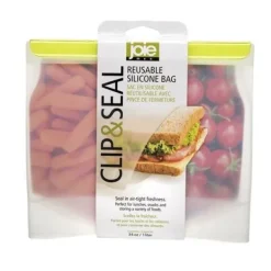 Joie Matförvaringspåsar-Siliconpåse - - 1L - Återanvändbar - Återförslutbar - Passar för frys och diskmaskin