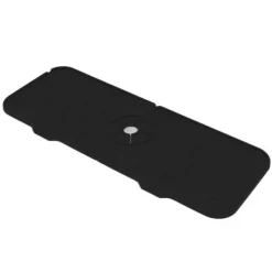 Mattor & Galler Till Diskhoar-Silikon Kranmatta BPA-fri Återanvändbar Hållbar Stänksäker Silikon Handfat Dräneringsdyna för kök Badrum Svart