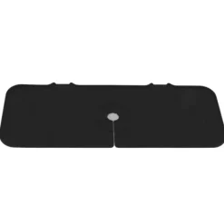 Mattor & Galler Till Diskhoar-Silikon Kranmatta BPA-fri Återanvändbar Hållbar Stänksäker Silikon Handfat Dräneringsdyna för kök Badrum Svart