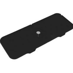 Mattor & Galler Till Diskhoar-Silikon Kranmatta BPA-fri Återanvändbar Hållbar Stänksäker Silikon Handfat Dräneringsdyna för kök Badrum Svart