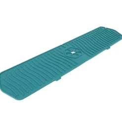 Mattor & Galler Till Diskhoar-Silikon Kranskydd Köksdiskskydd Silikon Kranhandtag Droppfångare Bricka Svamphållare Matta 61CM Stor Storlek Grön