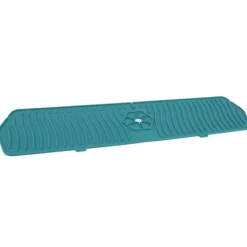 Mattor & Galler Till Diskhoar-Silikon Kranskydd Köksdiskskydd Silikon Kranhandtag Droppfångare Bricka Svamphållare Matta 61CM Stor Storlek Grön
