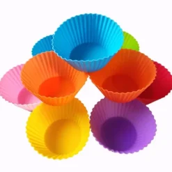 Bakning-Silikon Muffinsformar / Bullformar – 12-Pack Bakformar