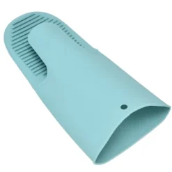Silikon Värmeisoleringshandskar Förtjockade Anti-Slip Ugnsvantar Handskar för mikrovågsgrillNordic Green