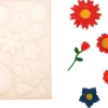 Utrustning För Tårtdekoration-Silikonform för sockerpasta BLOMMOR 14gn BLOMMOR
