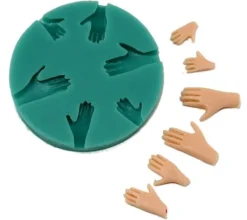 Utrustning För Tårtdekoration-Silikonform för sockerpasta SMÅ HÄNDER HÄNDER