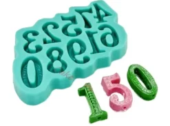 Utrustning För Tårtdekoration-Silikonform SIFFROR till tårtdekoration