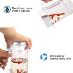 Silikonlock, Cefanty 6 st Återanvändbara silikonstretchlock Universallock/ Matförvaring