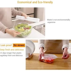 Silikonlock, SenPuSi 6Pcs Återanvändbara Lock, Expanderbara Silikonlock för Hängande Kök 177