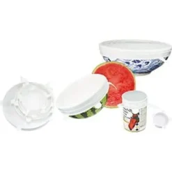 Silikonöverdrag 6-pack till burkar förslutning kök rest 1