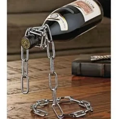 Silver Creativity Suspended Gravity Door - Vinflaskor Vinkedjor Dörr - Vinflaskor