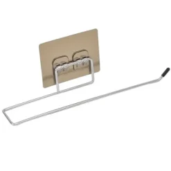 Köksorganiserare-Självhäftande Hushållspappershållare för Vägg Rostfritt Stål