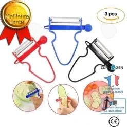 Skalare - CONFO - Magisk Trio - Set med 3 - ABS - Blad 402 - Färger Svart, Röd, Blå