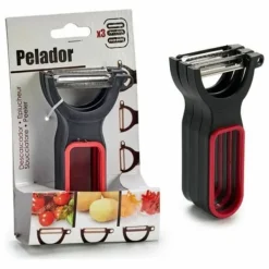 Skalare Svart Röd Stål Gummi polypropen 11 x 17,5 x 4,5 cm 13 x 4,5 x 7 cm