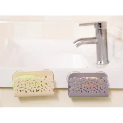 Diskhokorgar-Säkerhets tvålställ med sugpropp - CODREAM - Grå - Plastik