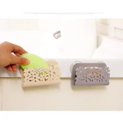 Diskhokorgar-Säkerhets tvålställ med sugpropp - CODREAM - Grå - Plastik