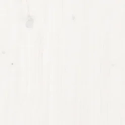 Tillbehör Till Avfallshantering-Skjulförlängning för sopkärl - Vit massiv furu | Färg: Vit | Storlek: Anpassningsbar