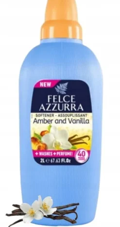 Tvättutrustning-Sköljmedel 2L lyxigt intensivt Amber & Vanilj