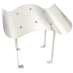 vidaXL Skorstenshuv rostfritt stål 60 x 60 x 38 cm