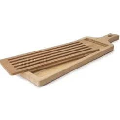 Skärbrädor-Skärbräda - Lacor - 60495 - Naturlig bambu - Mått 50x15x2 cm - Hållbar och robust