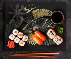 Karottunderlägg-SKÄRBRÄDA I GLAS 52x40 BLOMMOR