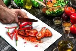 SKÄRBRÄDA I GLAS 52x40 CHILI