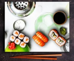 Mat- & Dryckesschabloner-SKÄRBRÄDA I GLAS 52x40 DRYCK