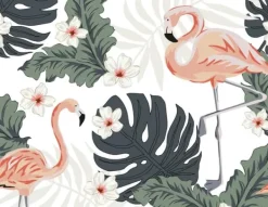 Skärbrädor-SKÄRBRÄDA I GLAS 52x40 FLAMINGO