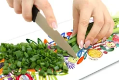 Skärbrädor-SKÄRBRÄDA I GLAS 52x30 FRUKT