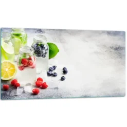 Skärbrädor-SKÄRBRÄDA I GLAS 52x30 FRUKT