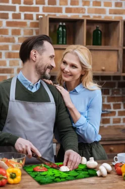 Karottunderlägg-SKÄRBRÄDA I GLAS 52x40 GRÖN