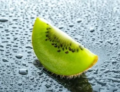 Karottunderlägg-SKÄRBRÄDA I GLAS 52x40 KIWI